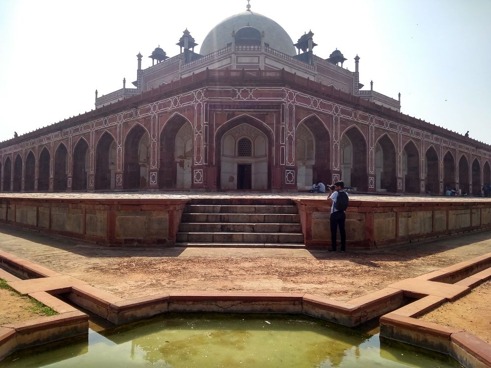 Humayun's Tomb - Water Reflection