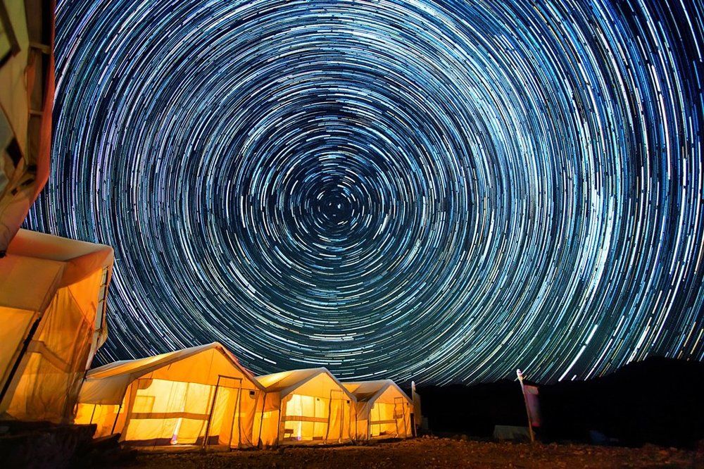 StarTrails in Ladakh