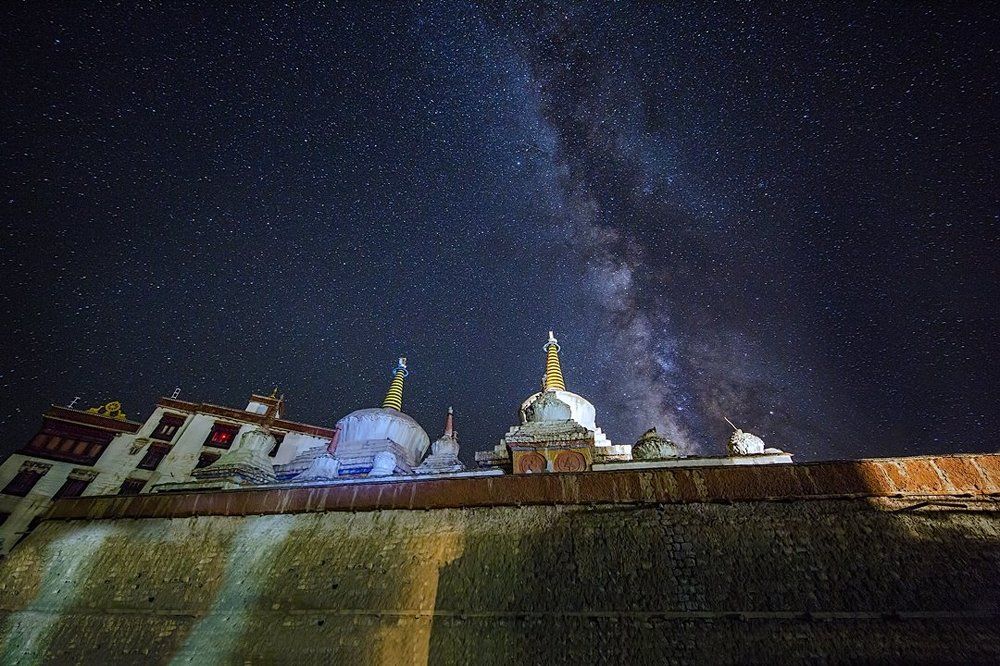Milky Way over Monastery