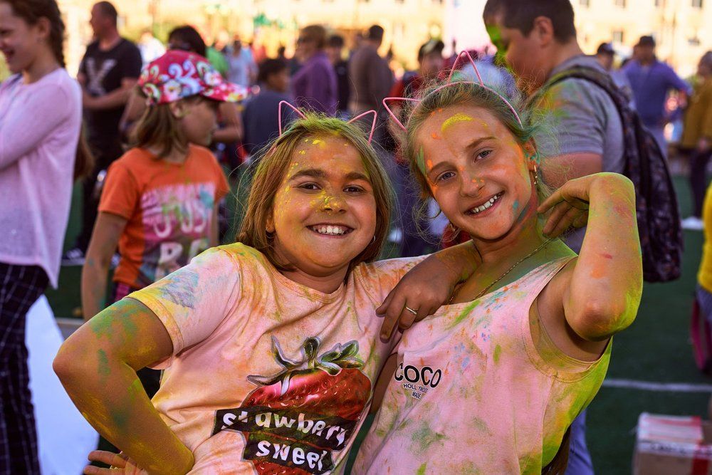 На Фестивале Красок