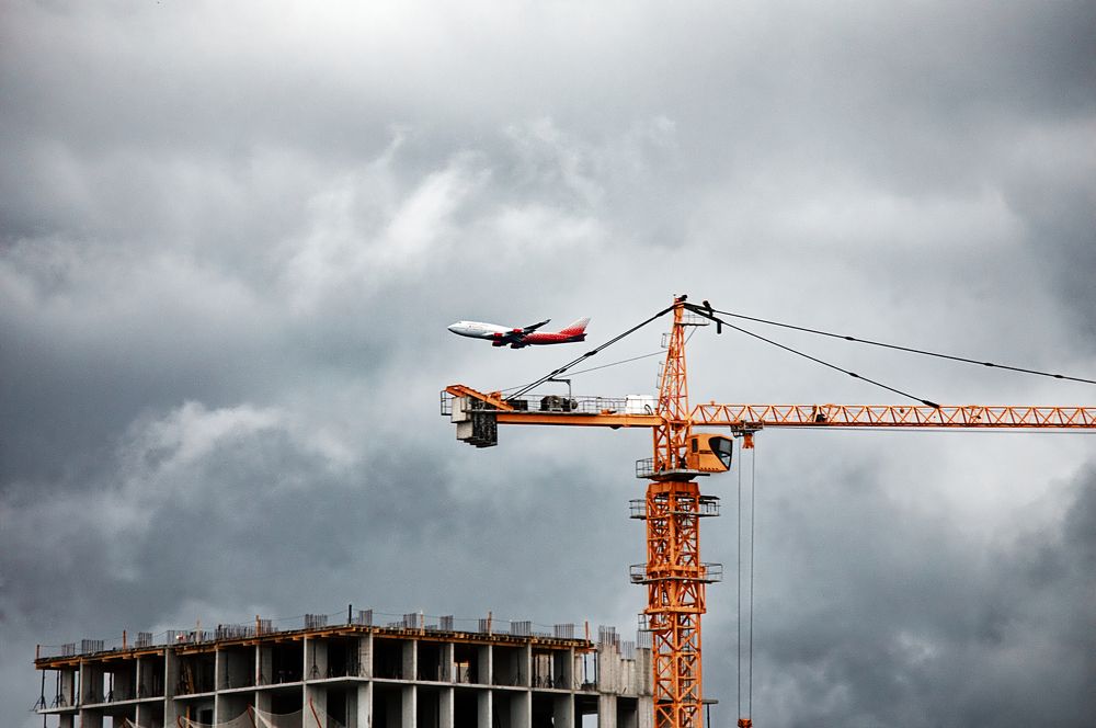 Самолёт на стреле