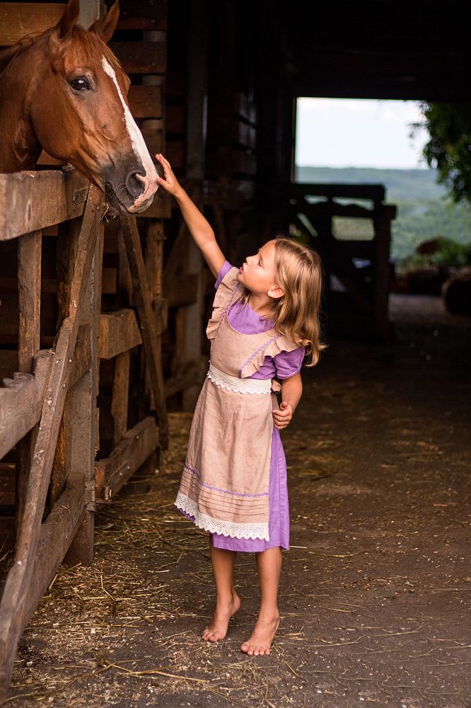 Знакомство с лошадьми