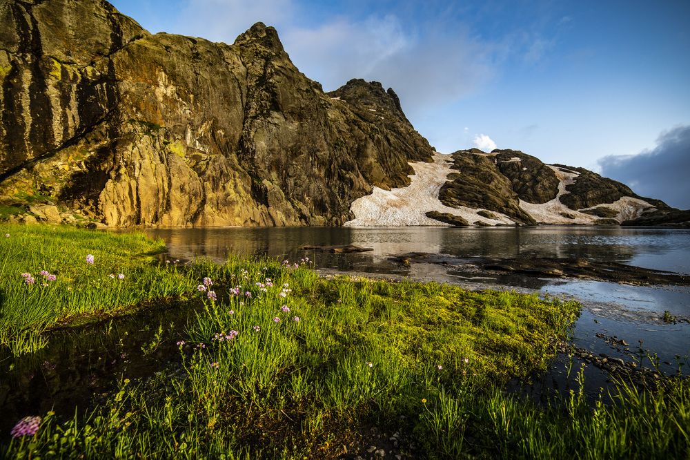 Lake Anaan. Highland Abkhazia