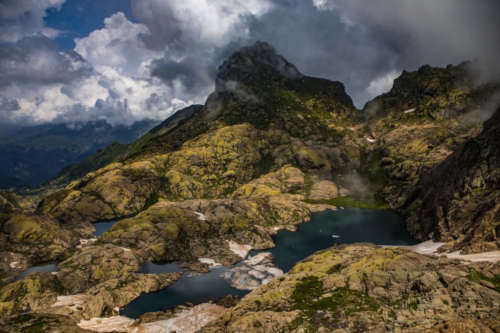 Lake Anaan. Highland Abkhazia