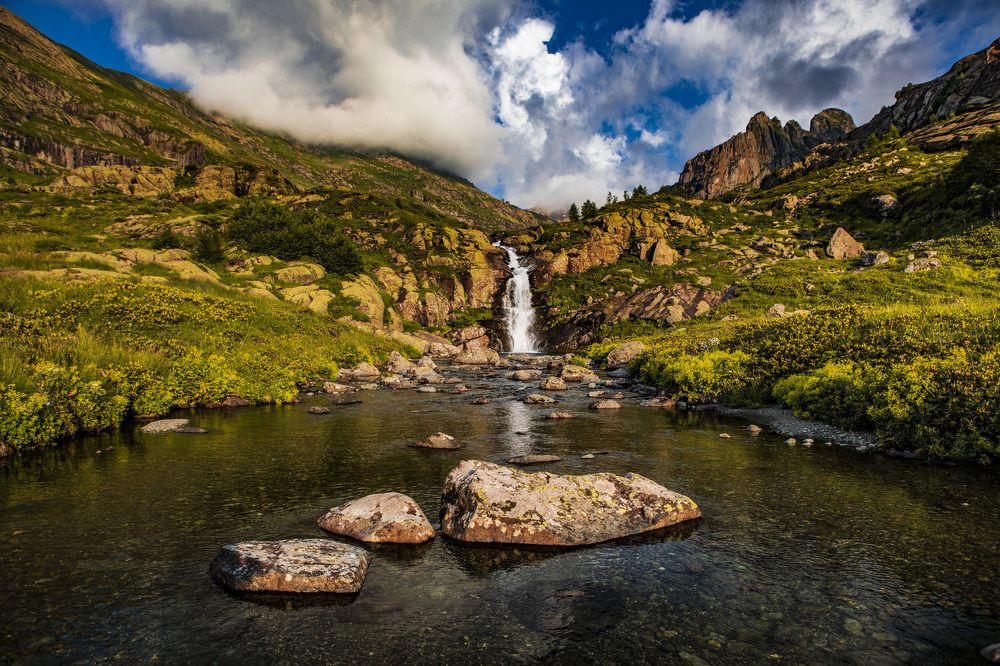 Mtsra Valley. Highland Abkhazia