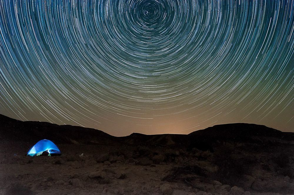 Starts of Negev desert