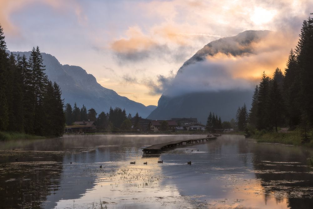 Утро на озере Вайдах
