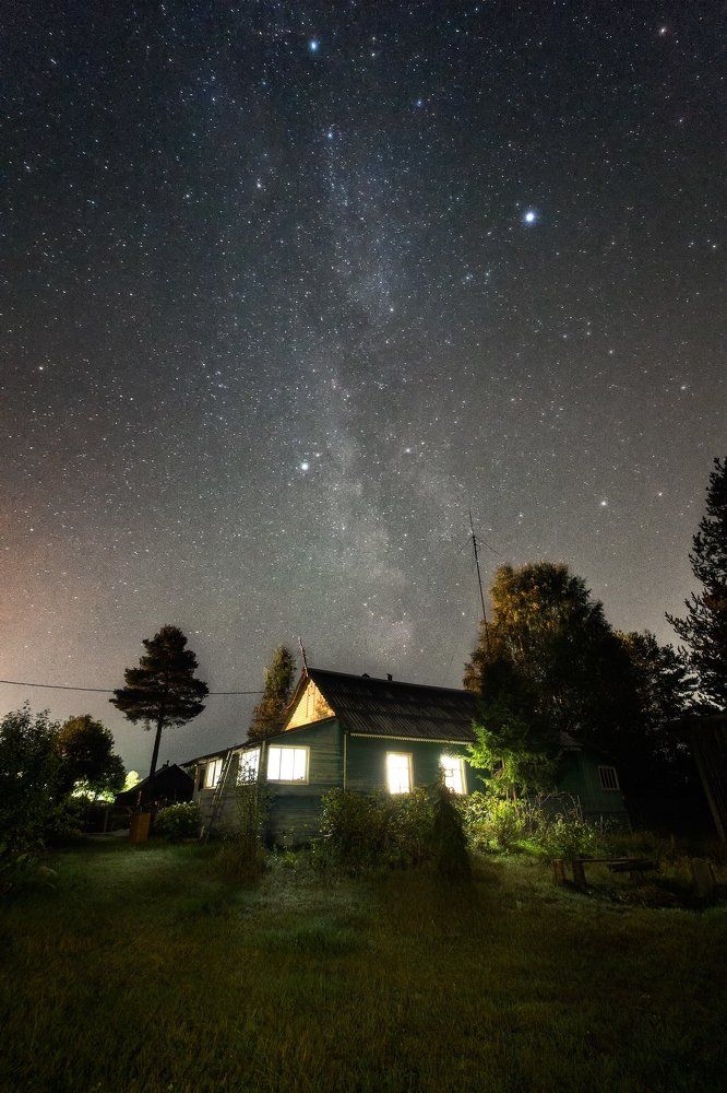 Домик под звездами