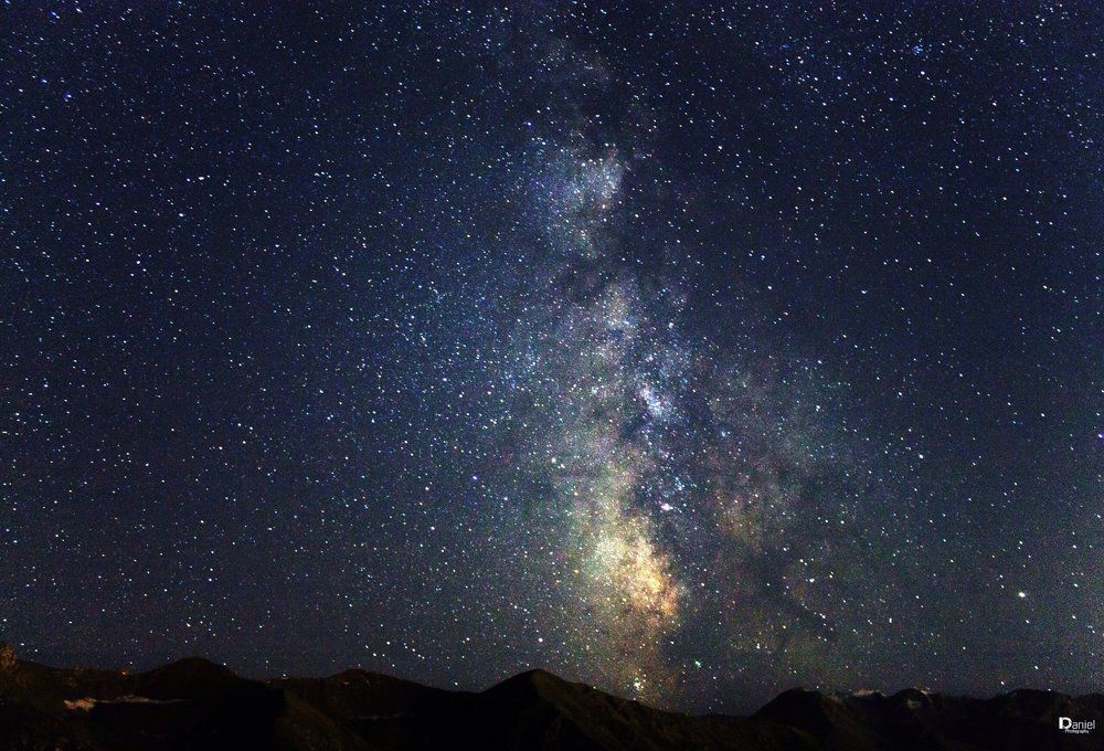 Milky Way. Almaty, Kazakhstan.