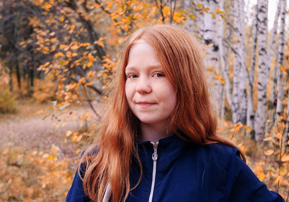 Девочка - осень.