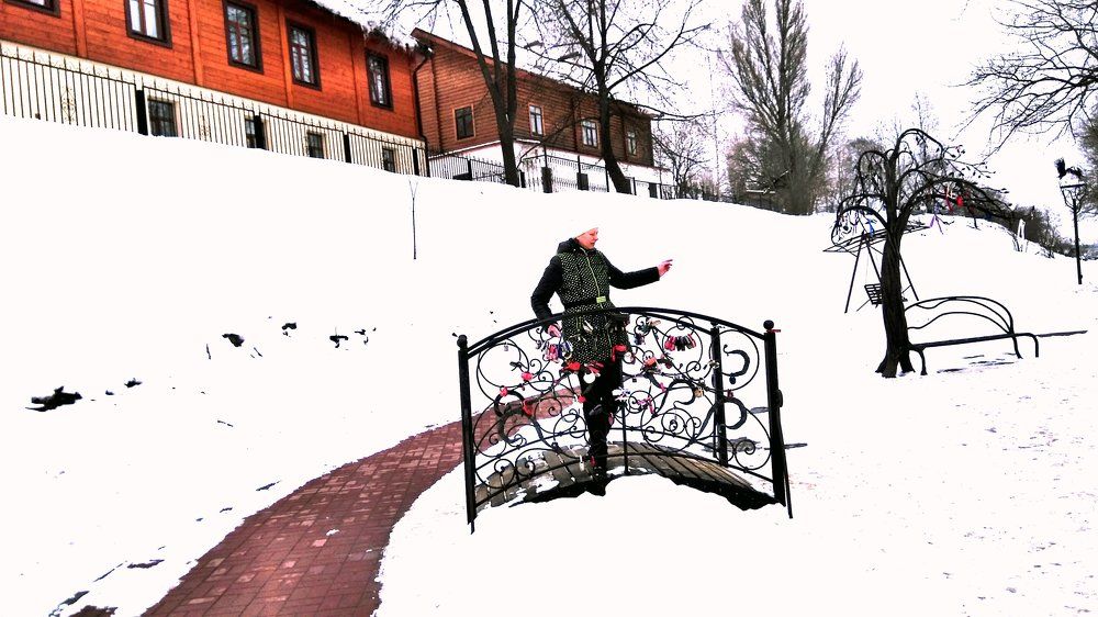 На прогулке