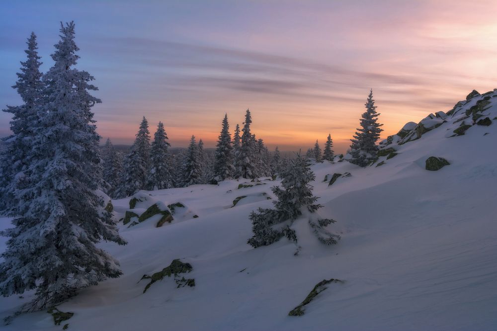 Когда солнце село за горизонт