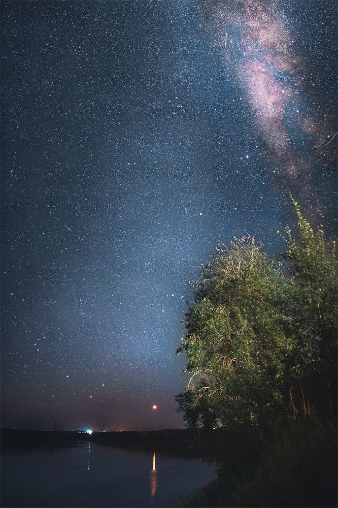 Звездная ночь на реке