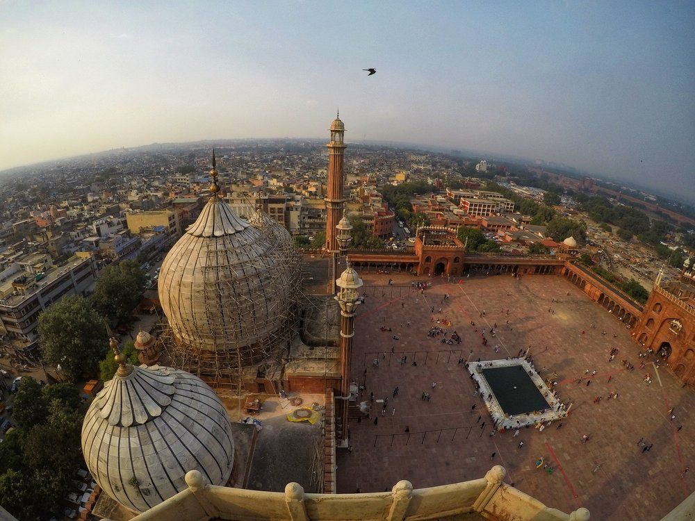 Bird eye view of Delhi