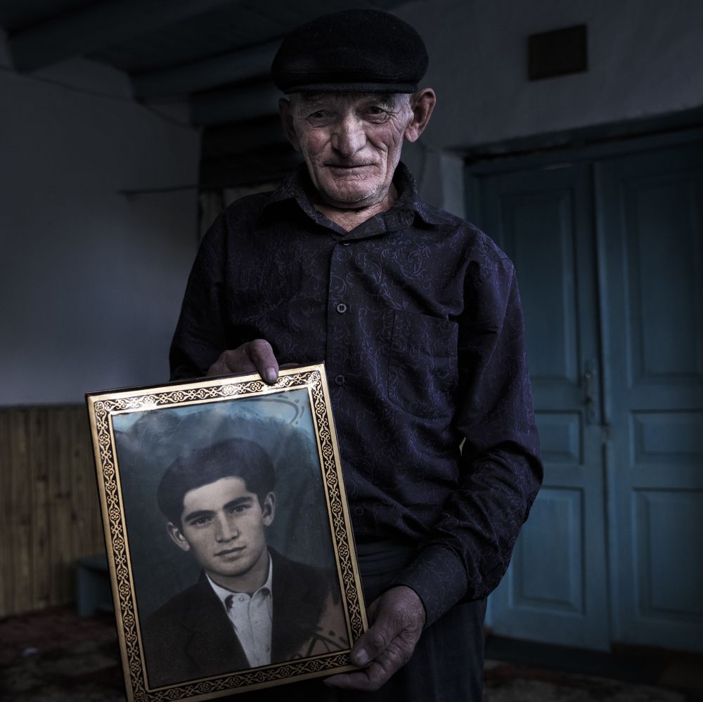 Рамазан из селения Цугни и его портрет времен молодости