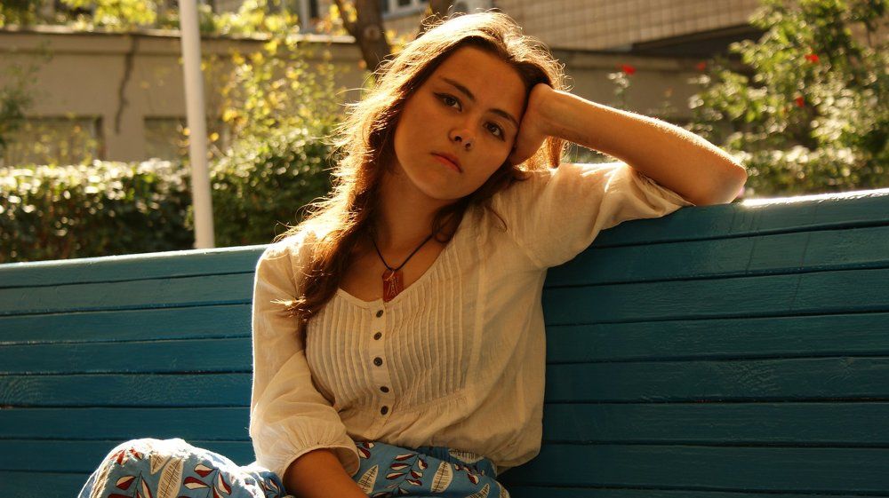 Солнечная девушка.