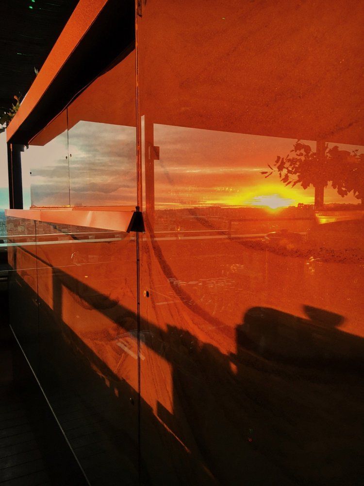 Отражение заката...