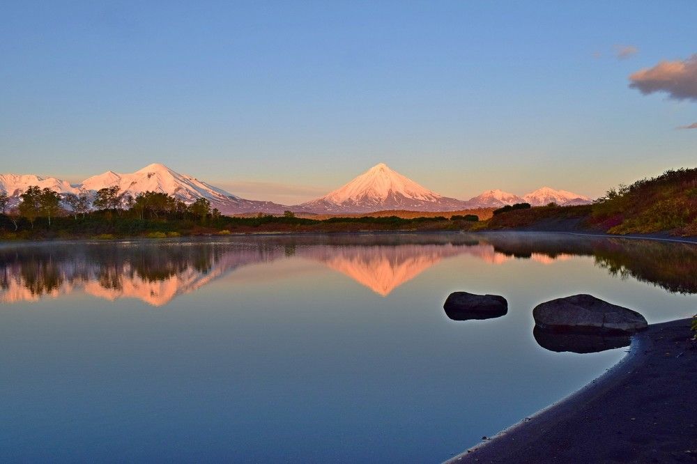 Утро на озере