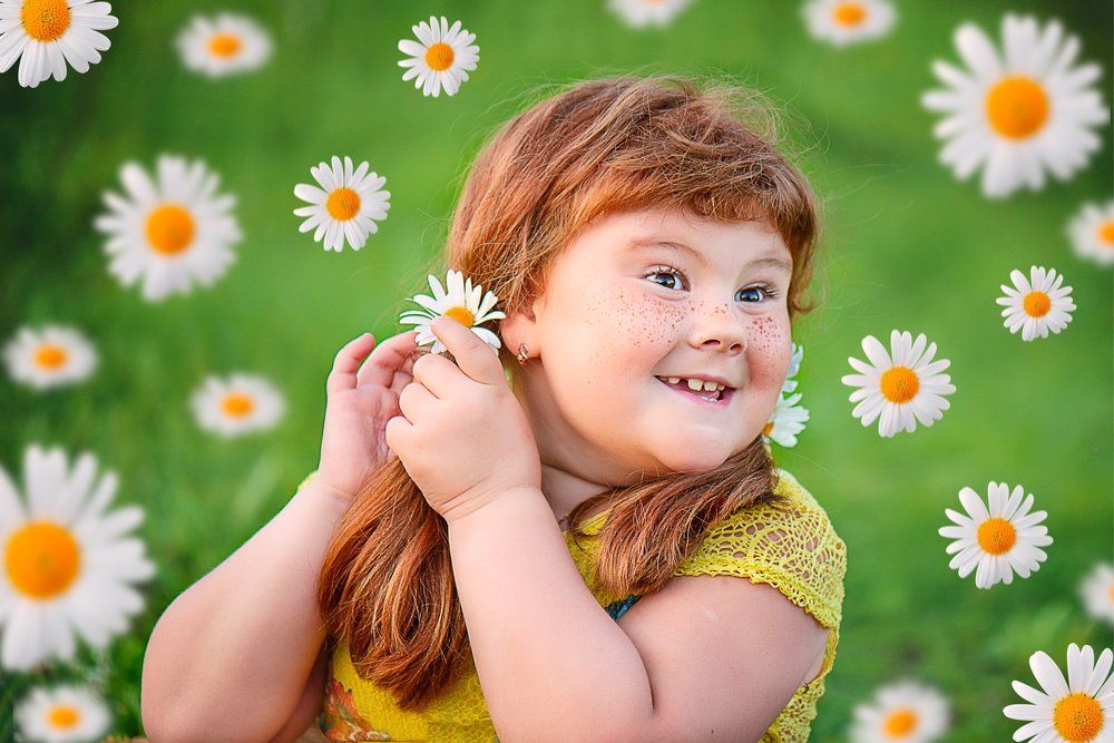 Дашка в ромашках