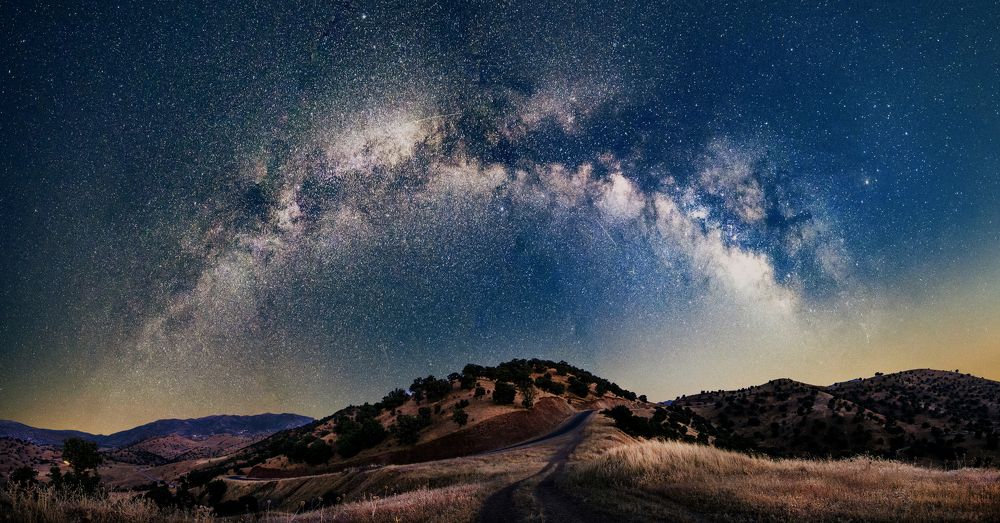 panorama of the milky way