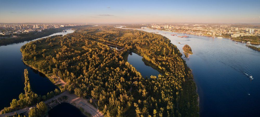 Красноярск — город на Енисее