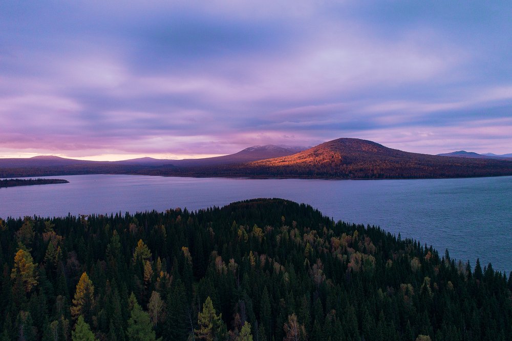 Закат над Зюраткулем
