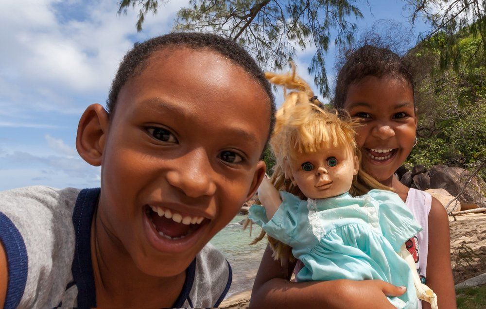 Сейшельские дети