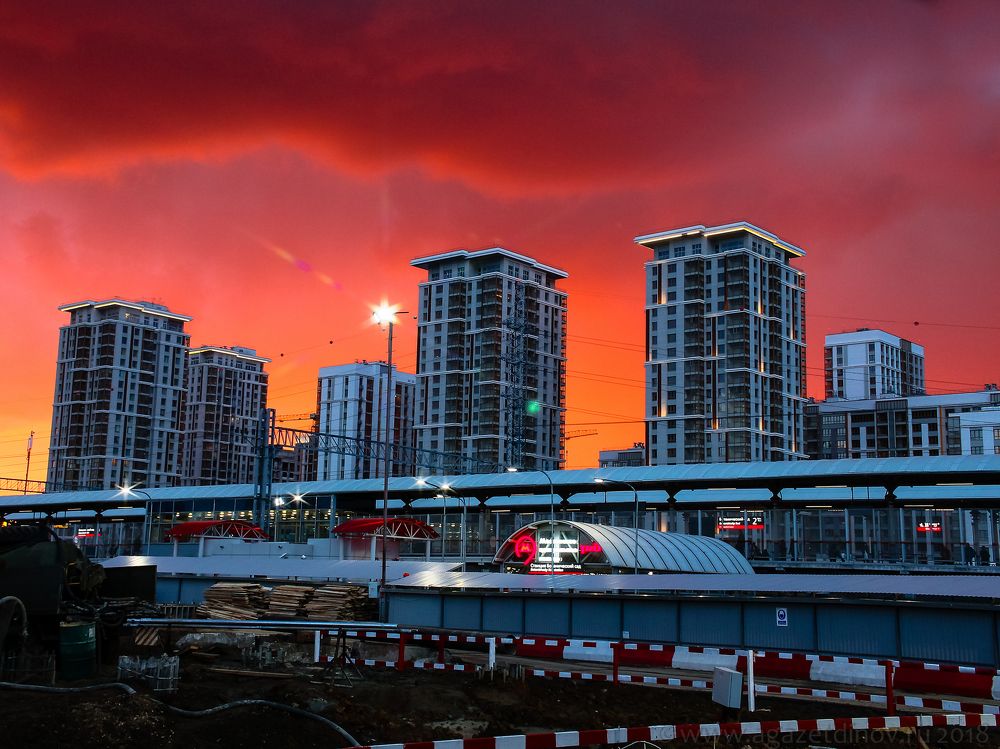 Стройка на Марсе