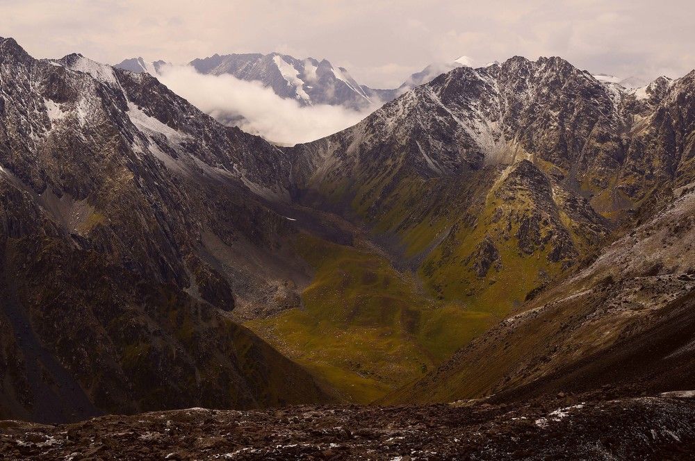 Вид с перевала Телеты.