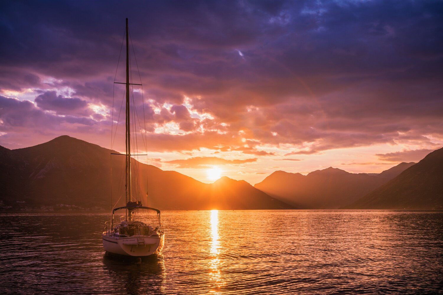Dobrota's sunset