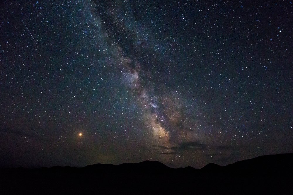 Звёздное небо на юге Казахстана