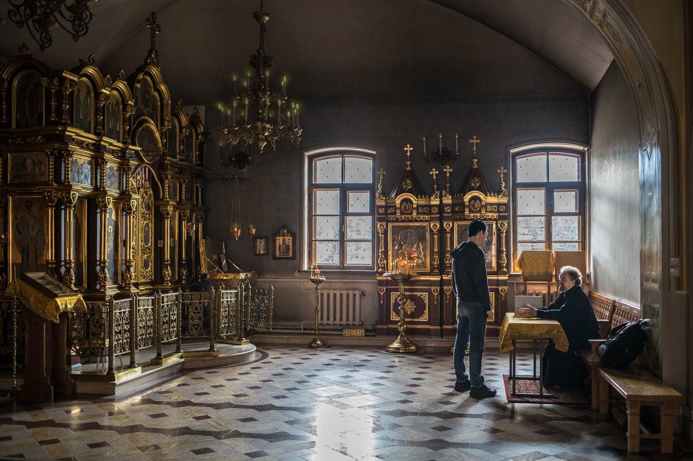 Talking to spiritual father