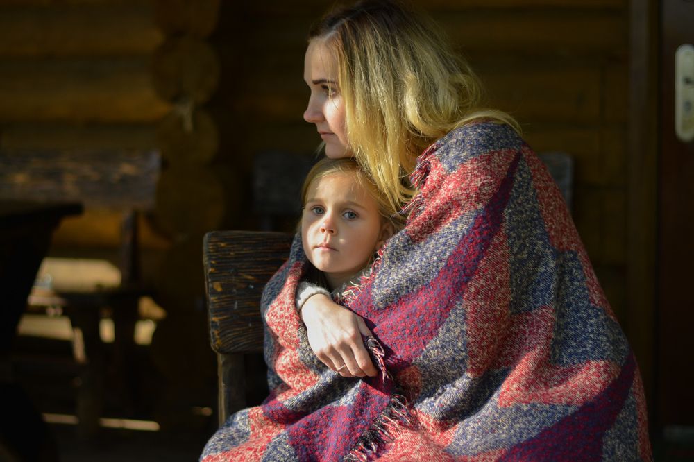 Мамы как пугавки :на них все держится