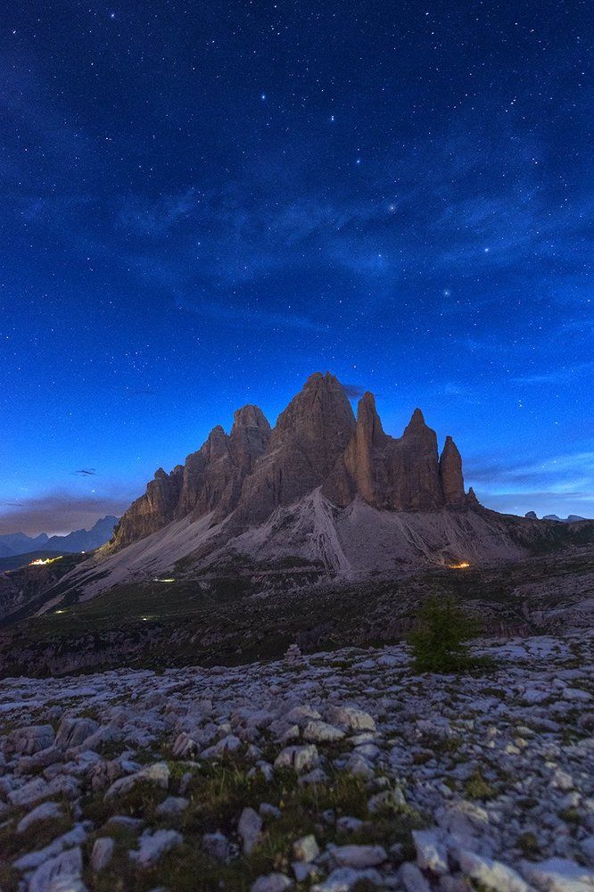 Big Dipper over Tre Cime di Lavaredo