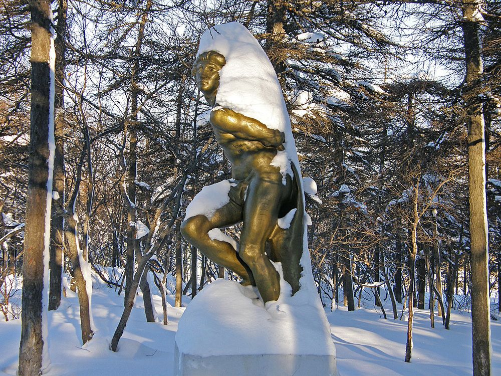 в снежном плену