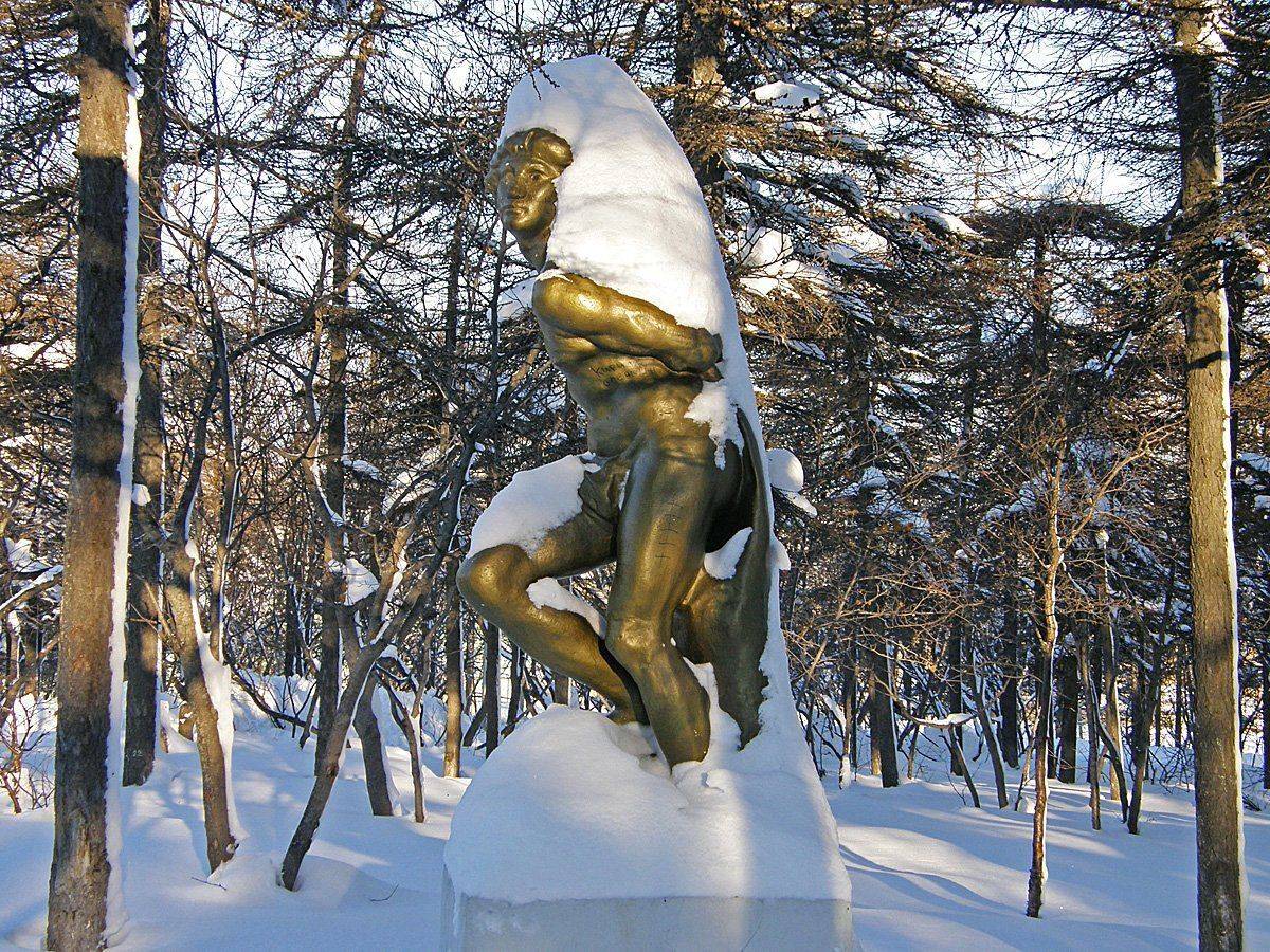 в снежном плену