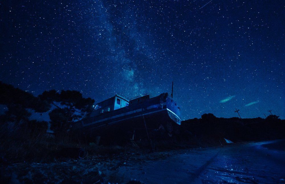 На берегу Эгейского моря.