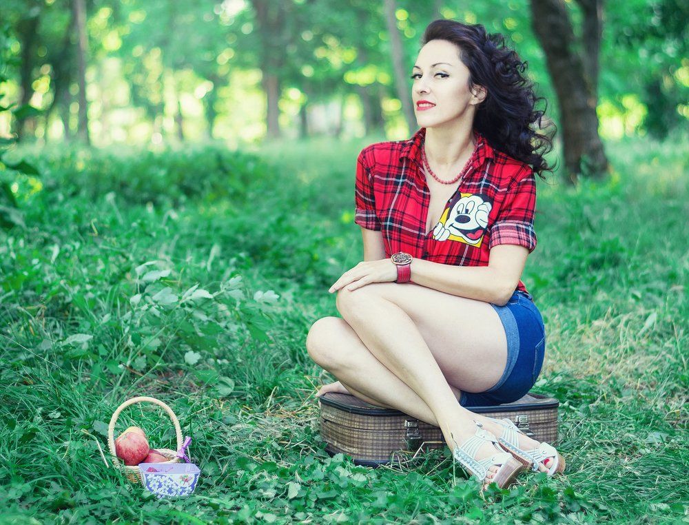 Гостья весеннего парка.