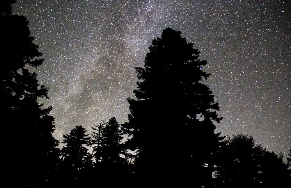 Звёздное небо с балаганов Аишхо