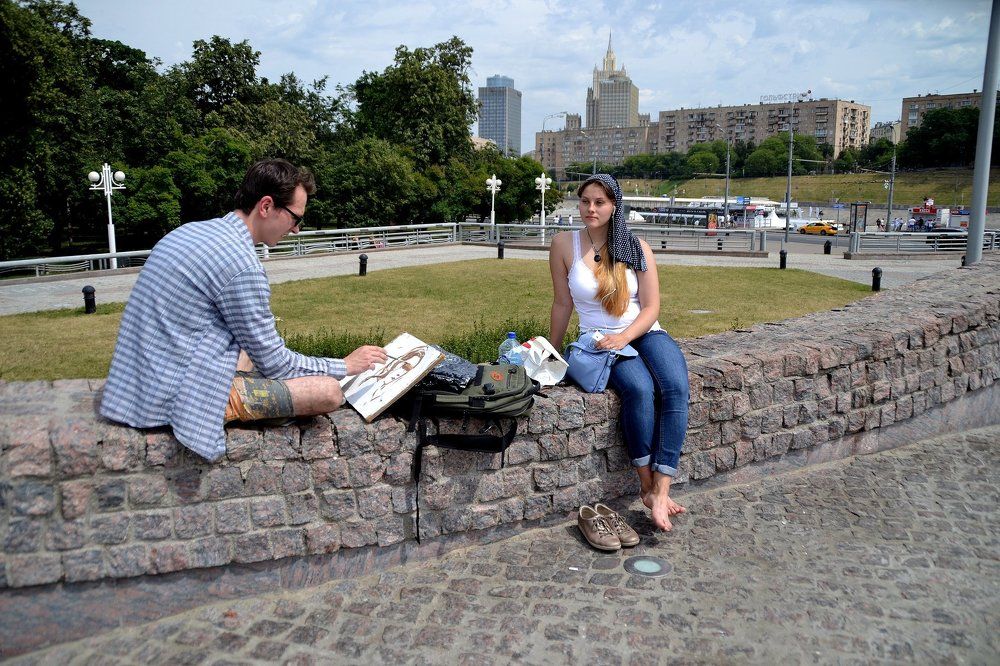 Уличный портрет.