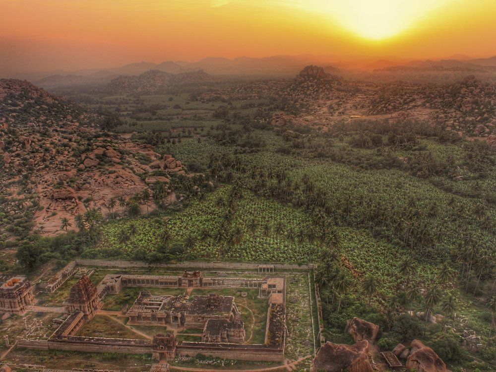 Hampi top view