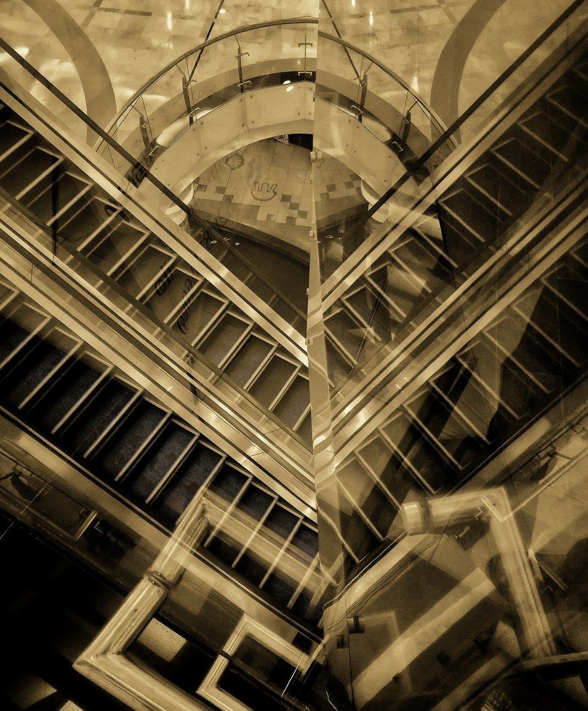 from the middle corner