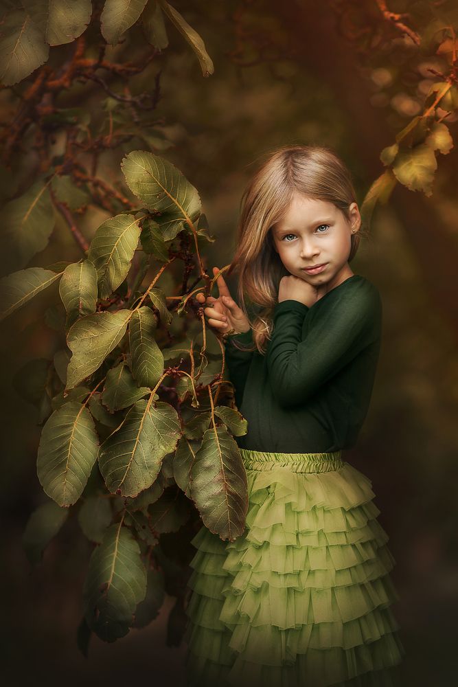 While the leaves are still green