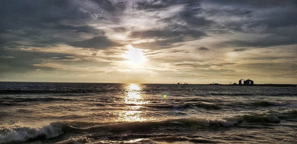 Sun set at galleface