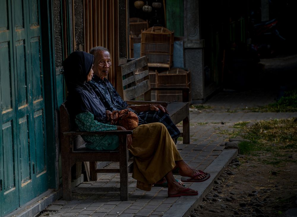 Old Indonesian Couple