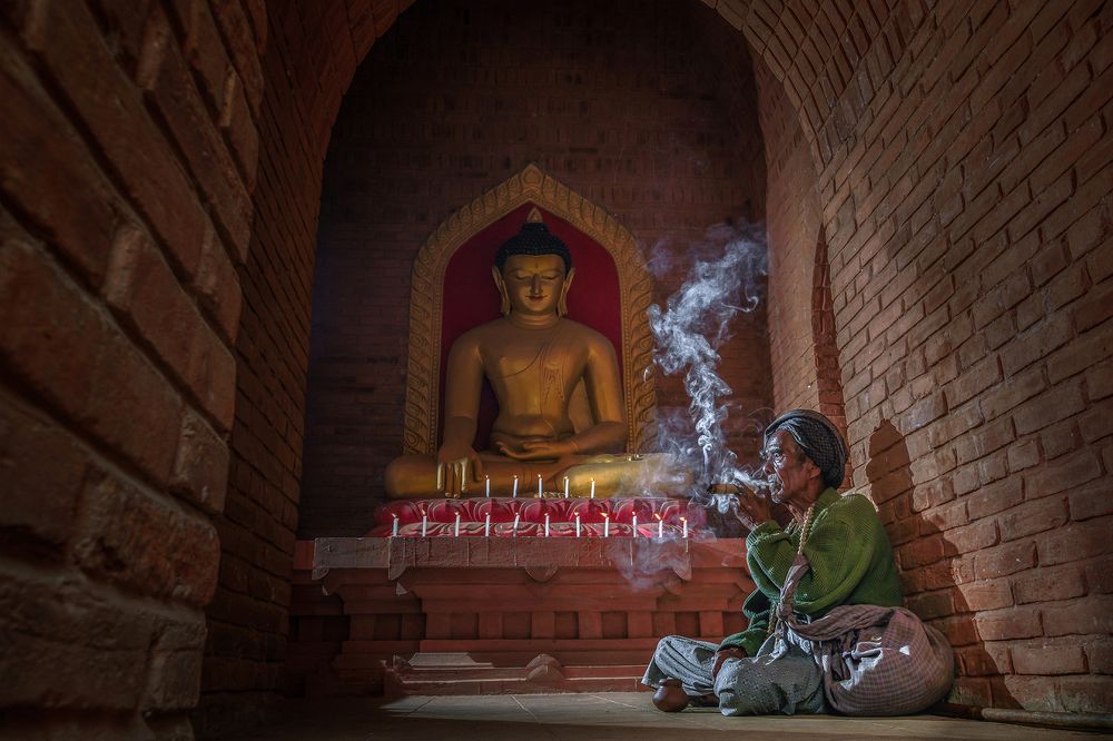 Living under the shadow of Buddha