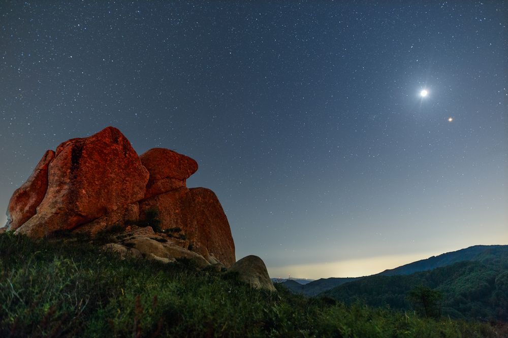 Observing The End Of The Moon Eclipse