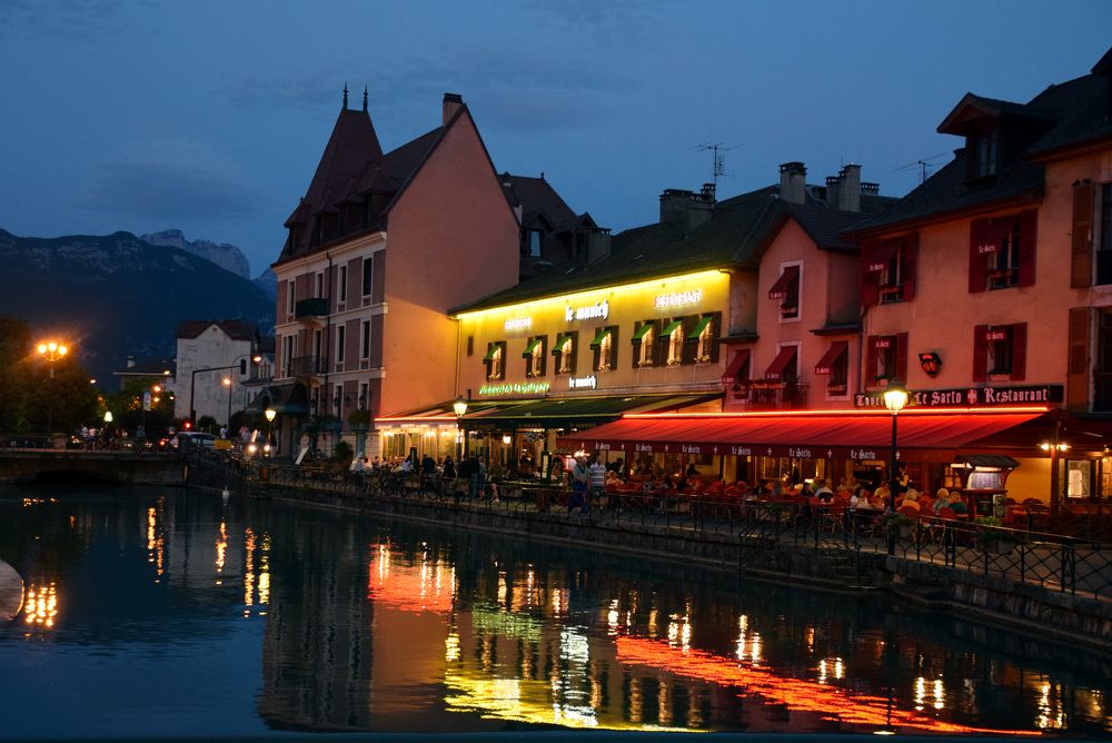 Набережная канала. Анси. Франция