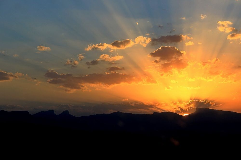 Горный закат