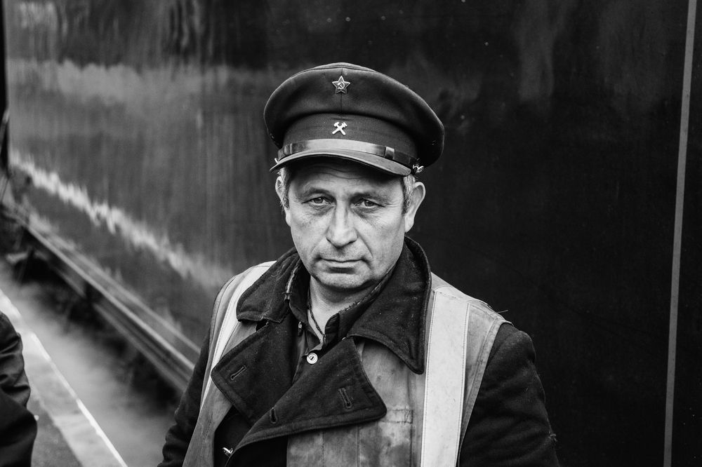 Портрет машиниста паровоза